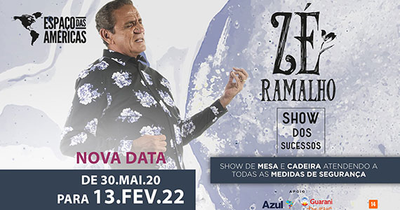 Zé Ramalho realiza apresentação única no Espaço das Américas Zé Ramalho realiza apresentação única no Espaço das Américas