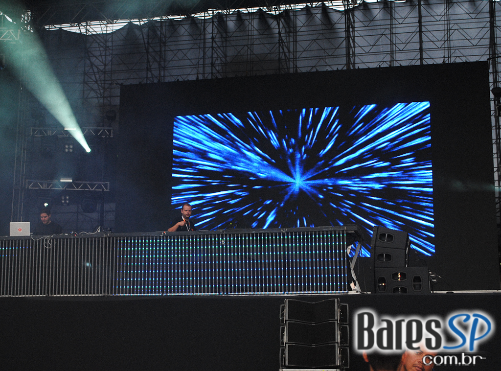 Fatboy Slim é uma das atrações do festival eletrônico UMF na Chácara do Jockey Fatboy Slim é uma das atrações do festival eletrônico UMF na Chácara do Jockey