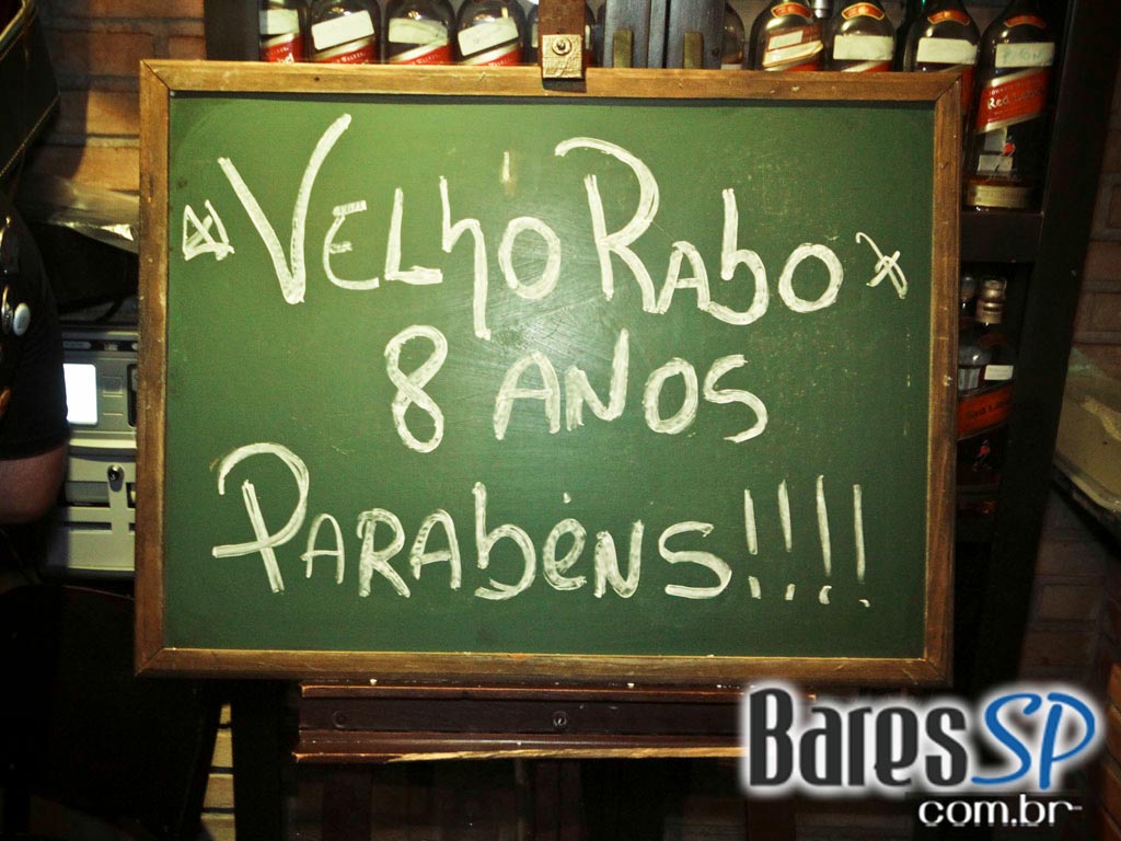 Velho Rabo completou 8 anos na quinta-feira Velho Rabo completou 8 anos na quinta-feira
