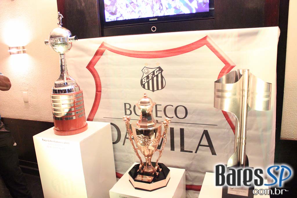 Boteco da Vila, bar temático do Santos, transmitiu jogo da Libertadores entre Santos e Corinthians Boteco da Vila, bar temático do Santos, transmitiu jogo da Libertadores entre Santos e Corinthians
