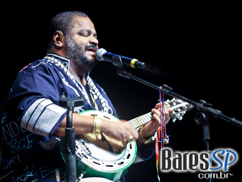 Show do cantor Arlindo Cruz no palco do Credicard Hall Show do cantor Arlindo Cruz no palco do Credicard Hall