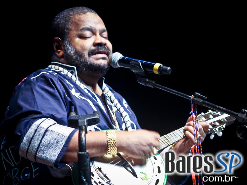 Show do cantor Arlindo Cruz no palco do Credicard Hall Show do cantor Arlindo Cruz no palco do Credicard Hall