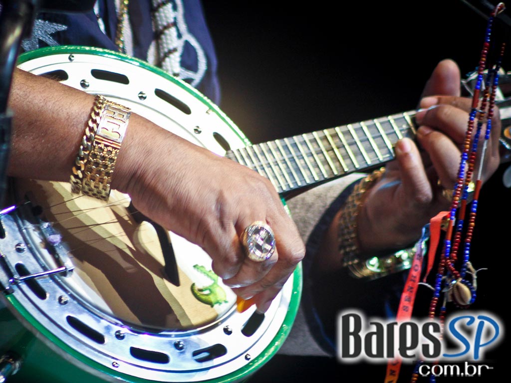 Show do cantor Arlindo Cruz no palco do Credicard Hall Show do cantor Arlindo Cruz no palco do Credicard Hall