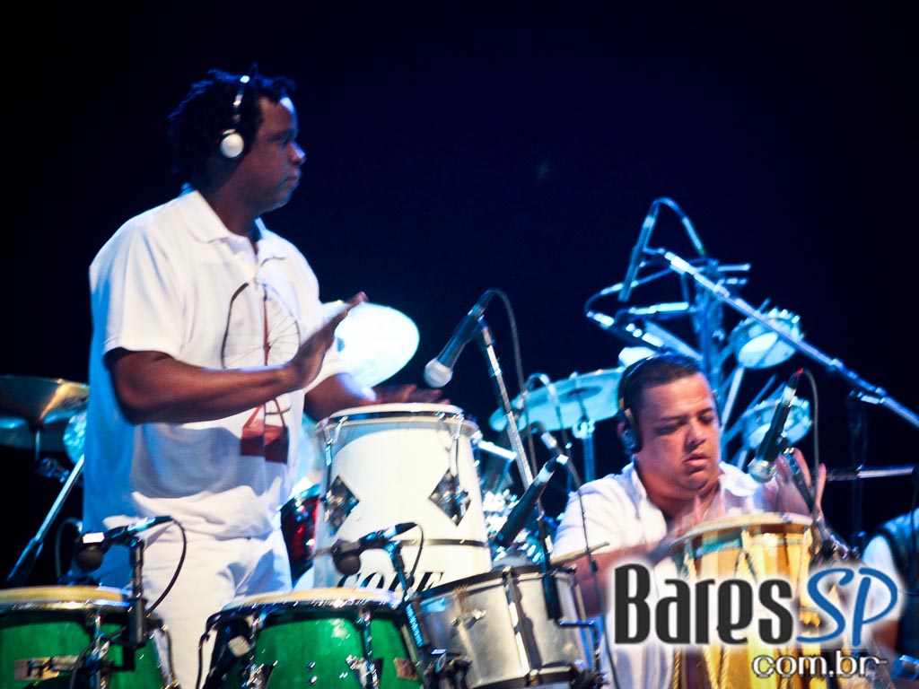 Show do cantor Arlindo Cruz no palco do Credicard Hall Show do cantor Arlindo Cruz no palco do Credicard Hall