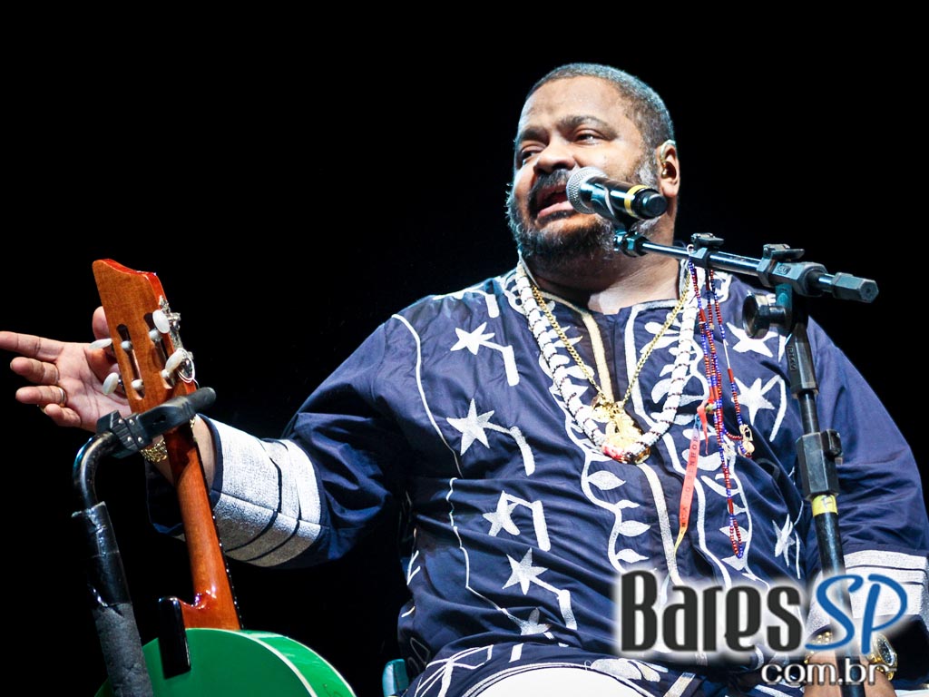 Show do cantor Arlindo Cruz no palco do Credicard Hall Show do cantor Arlindo Cruz no palco do Credicard Hall