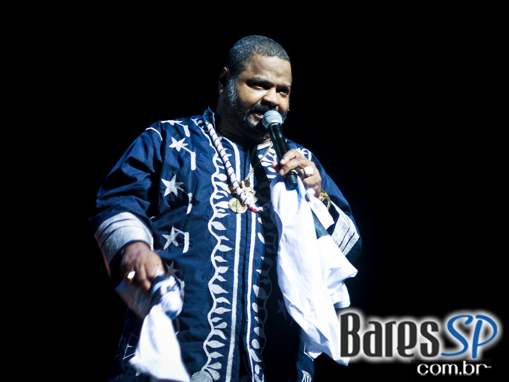 Show do cantor Arlindo Cruz no palco do Credicard Hall Show do cantor Arlindo Cruz no palco do Credicard Hall