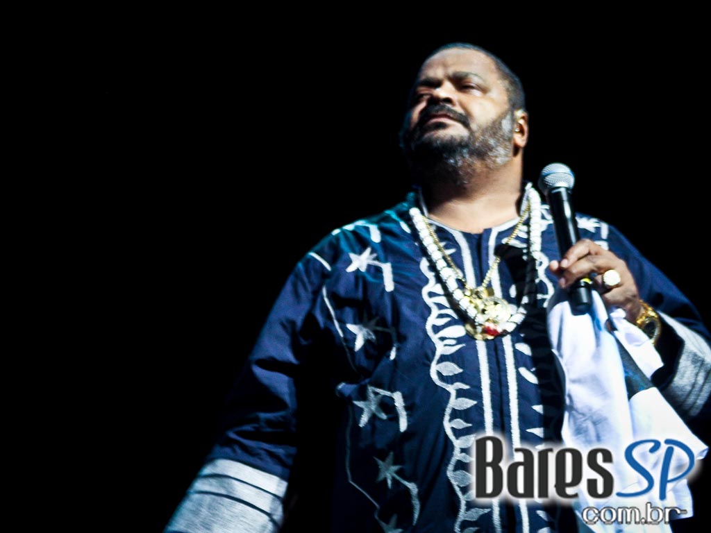 Show do cantor Arlindo Cruz no palco do Credicard Hall Show do cantor Arlindo Cruz no palco do Credicard Hall