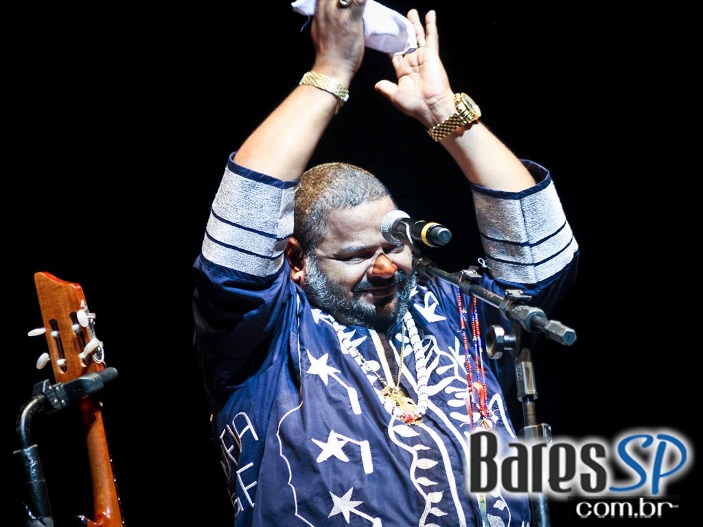 Show do cantor Arlindo Cruz no palco do Credicard Hall Show do cantor Arlindo Cruz no palco do Credicard Hall