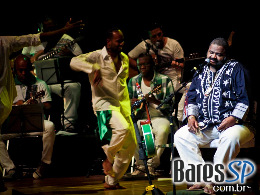 Show do cantor Arlindo Cruz no palco do Credicard Hall Show do cantor Arlindo Cruz no palco do Credicard Hall