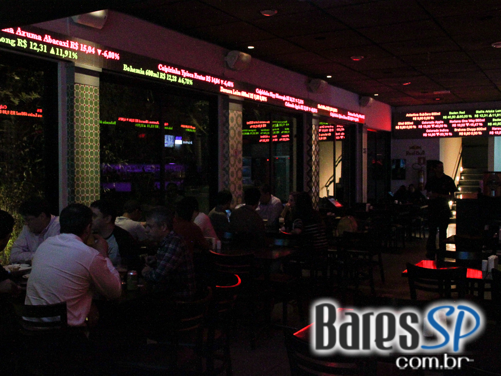 Quinta-Feira com Happy Hour no Wall Street Bar no estilo da Bolsa de NY Quinta-Feira com Happy Hour no Wall Street Bar no estilo da Bolsa de NY