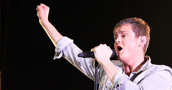 Show do Grupo britânico Keane no palco do Credicard Hall