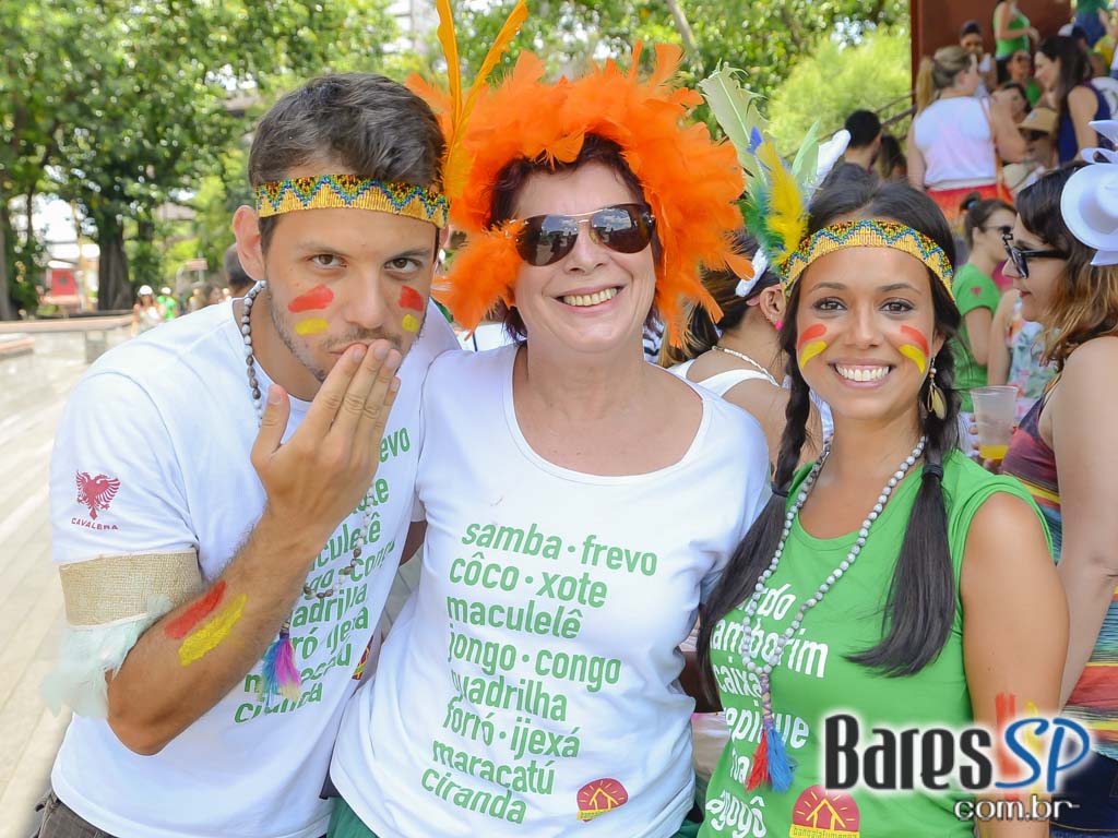 Ensaio aberto do Bloco Bangalafumenga aconteceu no sábado na Praça Victor Civita Ensaio aberto do Bloco Bangalafumenga aconteceu no sábado na Praça Victor Civita