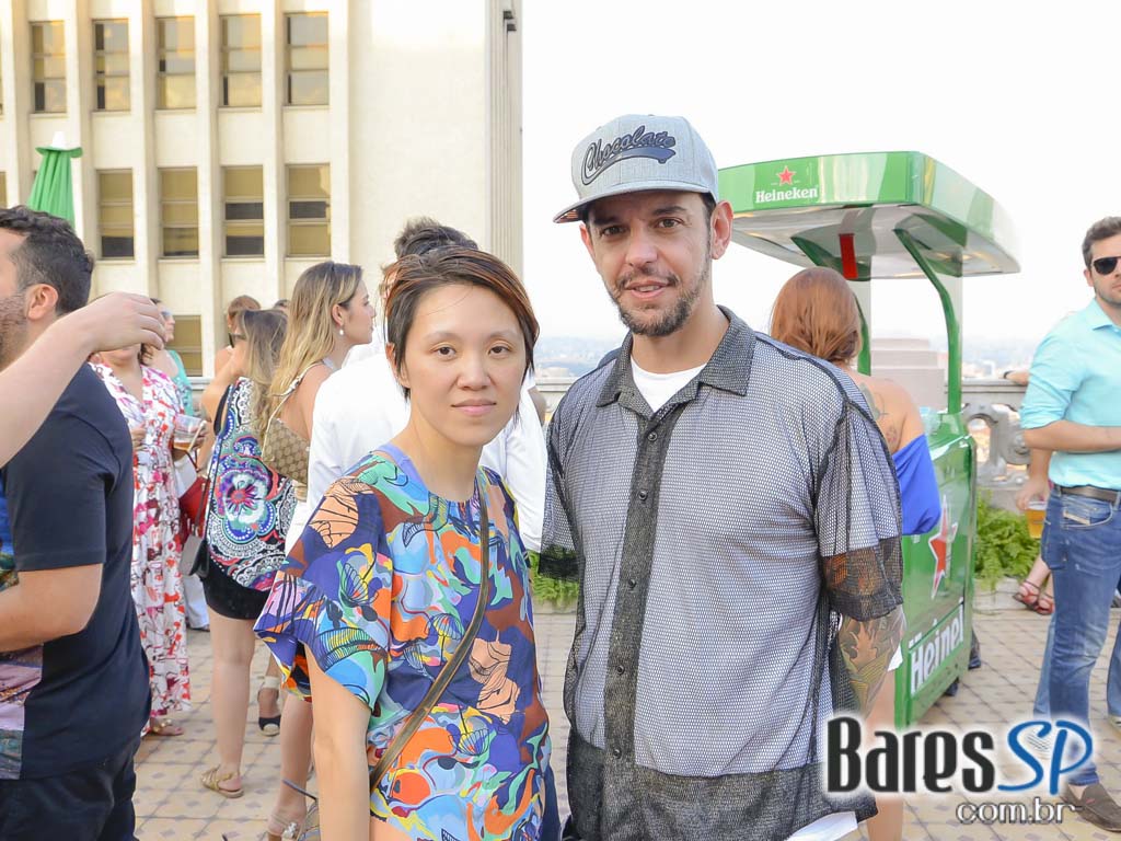 Inauguração da 2ª edição do Heineken Up On The Roof - Garden Edition no Edifício Martinelli Inauguração da 2ª edição do Heineken Up On The Roof - Garden Edition no Edifício Martinelli