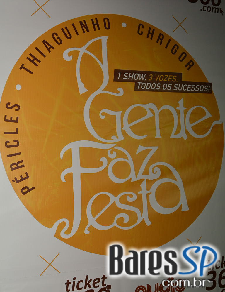 Thiaguinho, Péricles e Chrigor apresentaram o show A Gente Faz a Festa no Audio Club Thiaguinho, Péricles e Chrigor apresentaram o show A Gente Faz a Festa no Audio Club