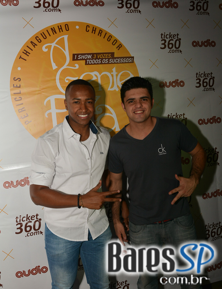 Thiaguinho, Péricles e Chrigor apresentaram o show A Gente Faz a Festa no Audio Club Thiaguinho, Péricles e Chrigor apresentaram o show A Gente Faz a Festa no Audio Club