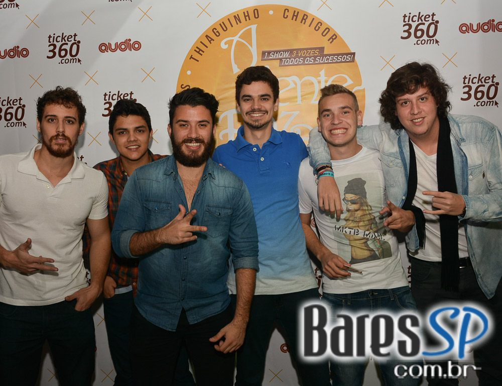 Thiaguinho, Péricles e Chrigor apresentaram o show A Gente Faz a Festa no Audio Club Thiaguinho, Péricles e Chrigor apresentaram o show A Gente Faz a Festa no Audio Club