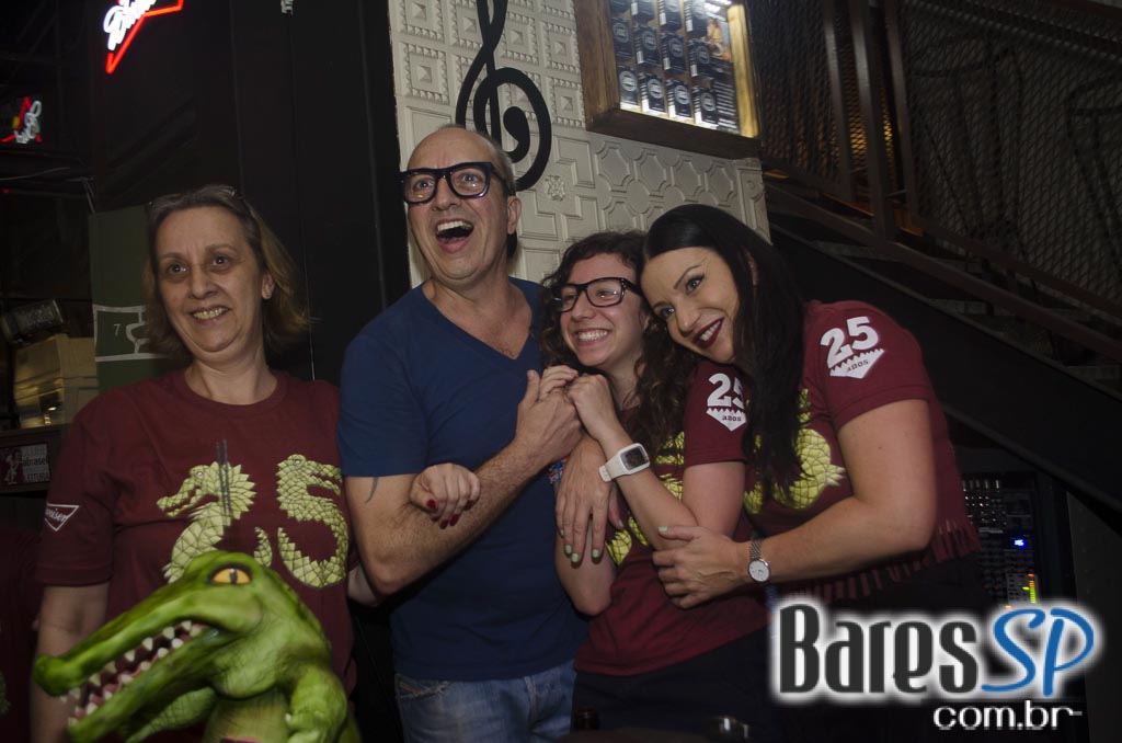 Jacaré Grill comemora 25 anos com atrações especiais na terça Jacaré Grill comemora 25 anos com atrações especiais na terça