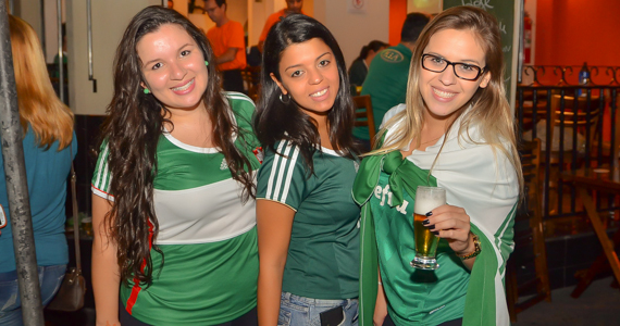 Fanáticos Bar & Grill transmitiu o jogo da Copa do Brasil entre Santos x Palmeiras