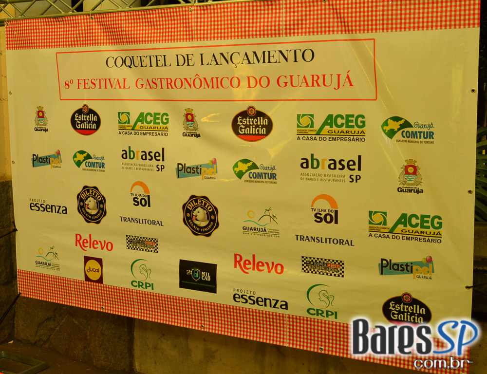Lançamento da 8º edição do Festival Gastronômico do Guarujá na Abrasel SP Lançamento da 8º edição do Festival Gastronômico do Guarujá na Abrasel SP