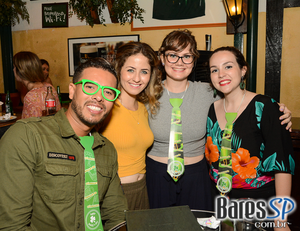 O'Malley's realiza comemoração do St. Patrick's com shows de irish music e rock