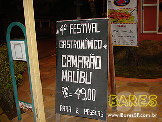 IV Festival Gastronômico de Ubatuba no Restaurante Malibú IV Festival Gastronômico de Ubatuba no Restaurante Malibú