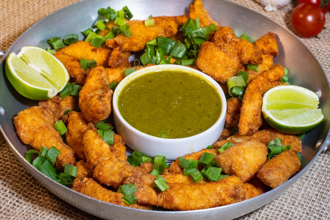 tilápia com molho verde amazônica