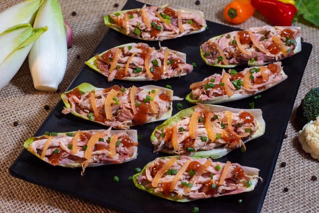 barquinhas de endívia