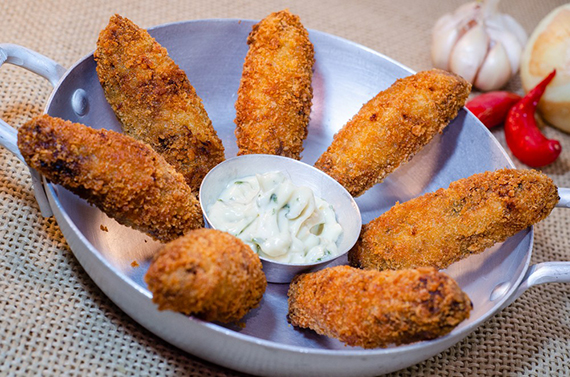 Comida di Buteco Croquete de carne de panela