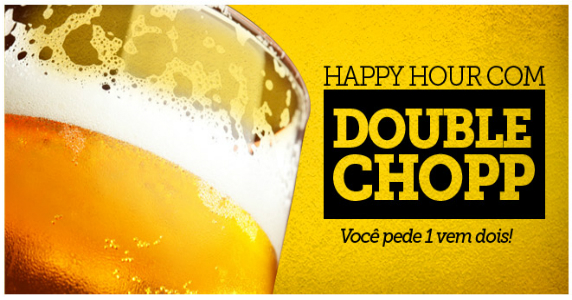 Happy Hour com Double Chopp no Restaurante e Choperia Santa Avenida