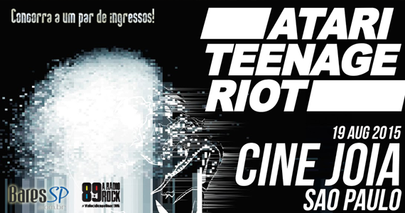 Concorra a 1 par de ingressos para o show do Atari Teenage Riot