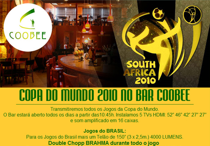 Copa do Mundo 2010 no Coobee Bar !