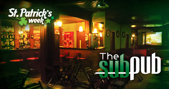 The Sub Pub tem promoção para St Patrick's Week