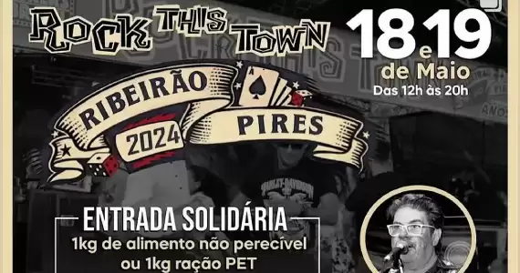 Rock This Town Festival Ribeirão Pires com Entrada Solidária em prol do RS