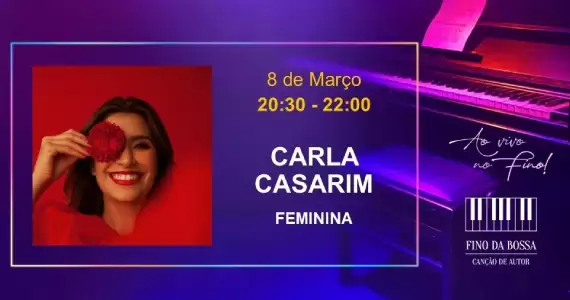Carla Casarim no Fino da Bossa