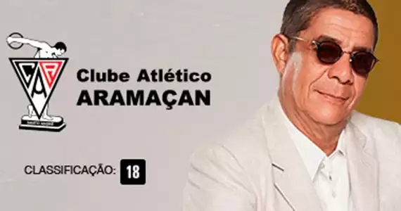 Zeca Pagodinho realiza jantar show no Clube Atlético Aramaçan